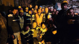 Ülkücü başkan enkazda hayat kurtardı