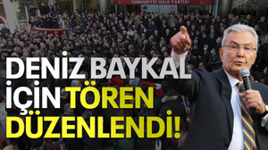 Deniz Baykal için tören düzenlendi