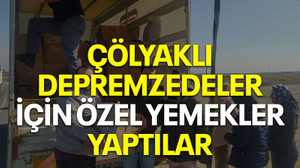 Çölyaklı depremzedeler için özel yemek yaptılar