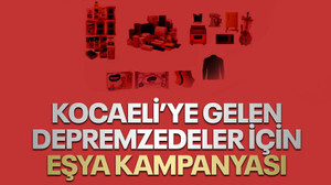 Kocaeli Kent Konseyi'nden ilimizdeki depremzedeler için eşya kampanyası
