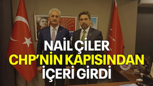 Nail Çiler CHP’nin kapısından içeri girdi