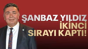 Şanbaz Yıldız, ikinci sırada...