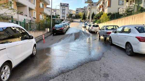 Vatandaş yağmur sandı