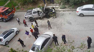 İzmit’te korkutan araç yangını