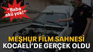 Meşhur film sahnesi Kocaeli’de gerçek oldu
