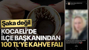 Kocaeli'de ilçe başkanı falcı çıktı!