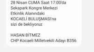 Müstakbel cumhurbaşkanı dedi, mitinge davet etti