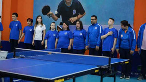 Büyükşehir’den özel sporcuların masa tenisi turnuvası