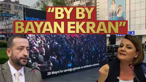 Tutuş’tan Hürriyet’e: By by bayan ekran