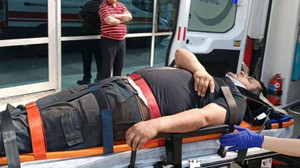 2.5 metre yükseklikten düşen işçi yaralandı