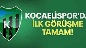 Kocaelispor'da ilk görüşme tamam!
