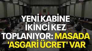 Yeni kabine ikinci kez toplanıyor: Masada 'asgari ücret' var