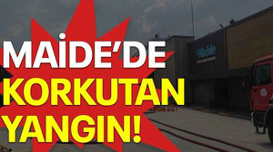 Maide’de korkutan yangın!