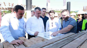 Büyükakın termal Tesisi Projesini yerinde inceledi