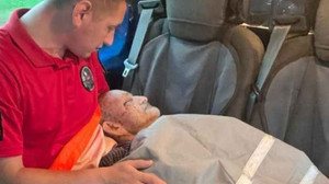 Kaybolan yaşlı adamı jandarma ekipleri buldu