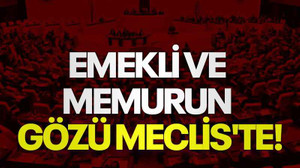 Emekli ve memurun gözü Meclis'te!