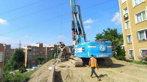 Yuvam Akarca’da 86 adet fore kazık çakıldı