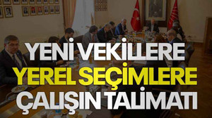 Yeni vekillere yerel seçimlere çalışın talimatı