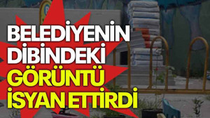 Belediyenin dibindeki görüntü isyan ettirdi