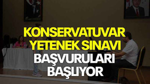 Konservatuvar Yetenek Sınavı başvuruları başlıyor