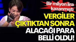 Bir milyon lira kazanmıştı,vergiler çıktıktan sonra alacağı para belli oldu!