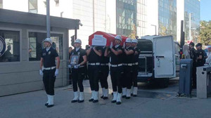 Kalp krizi geçiren bekçi son yolculuğuna uğurlandı