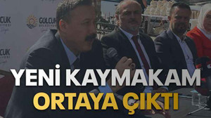 Yeni kaymakam ortaya çıktı