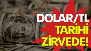 Dolar/TL tarihi zirvede!