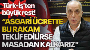 Türk-İş'ten büyük rest! "Asgari ücrette bu rakam teklif edilirse masadan kalkarız"