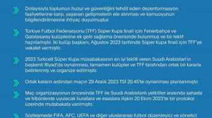 İletişim Başkanlığı’ndan Süper Kupa finali hakkında açıklama