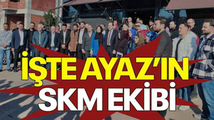 İşte Ayaz’ın SKM ekibi