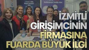 İzmitli girişimcinin firmasına fuarda büyük ilgi