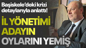Başiskele’deki krizi detaylarıyla anlattı! İl yönetimi adayın oylarını yemiş