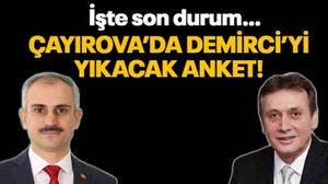 Çayırova’da Demirci’yi yıkacak anket!