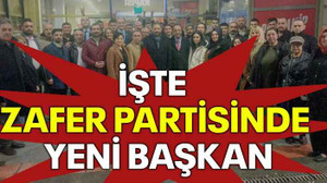 İşte Zafer Partisinde yeni başkan