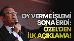 Oy verme işlemi sona erdi: Özel'den ilk açıklama!