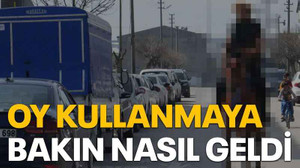 Oy kullanmaya bakın nasıl geldi