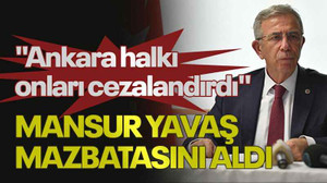 Mansur Yavaş mazbatasını aldı, "Ankara halkı onları cezalandırdı"