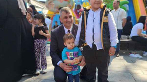 Bayramda çocuklar doyasıya eğlendi