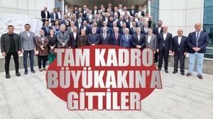 AKP, tam kadro Büyükakın’a hayırlı olsuna gitti