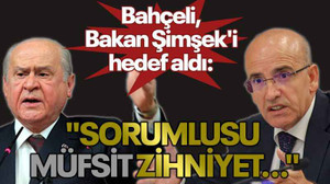 Bahçeli, Bakan Şimşek'i hedef aldı: "Sorumlusu müfsit zihniyet..."