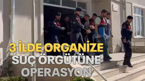 3 ilde Organize suç örgütüne operasyon