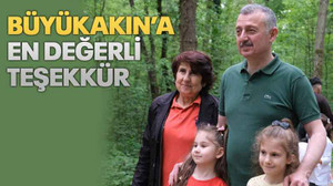 Büyükakın’a en değerli teşekkür
