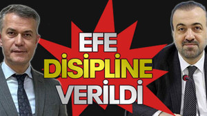 Efe disipline verildi