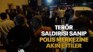 Terör saldırısı sanıp polis merkezine akın ettiler