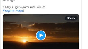 Özgür Özel'den '1 Mayıs' mesajı