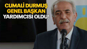 Cumali Durmuş genel başkan yardımcısı oldu!