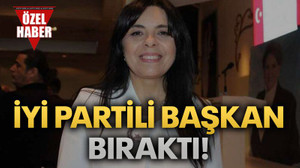 İYİ Partili başkan bıraktı!