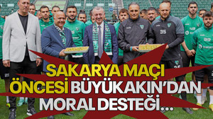 Sakarya maçı öncesi Büyükakın’dan moral desteği…