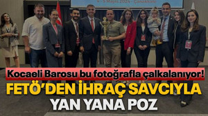 Kocaeli Barosu bu fotoğrafla çalkalanıyor! FETÖ’den ihraç savcıyla yan yana poz